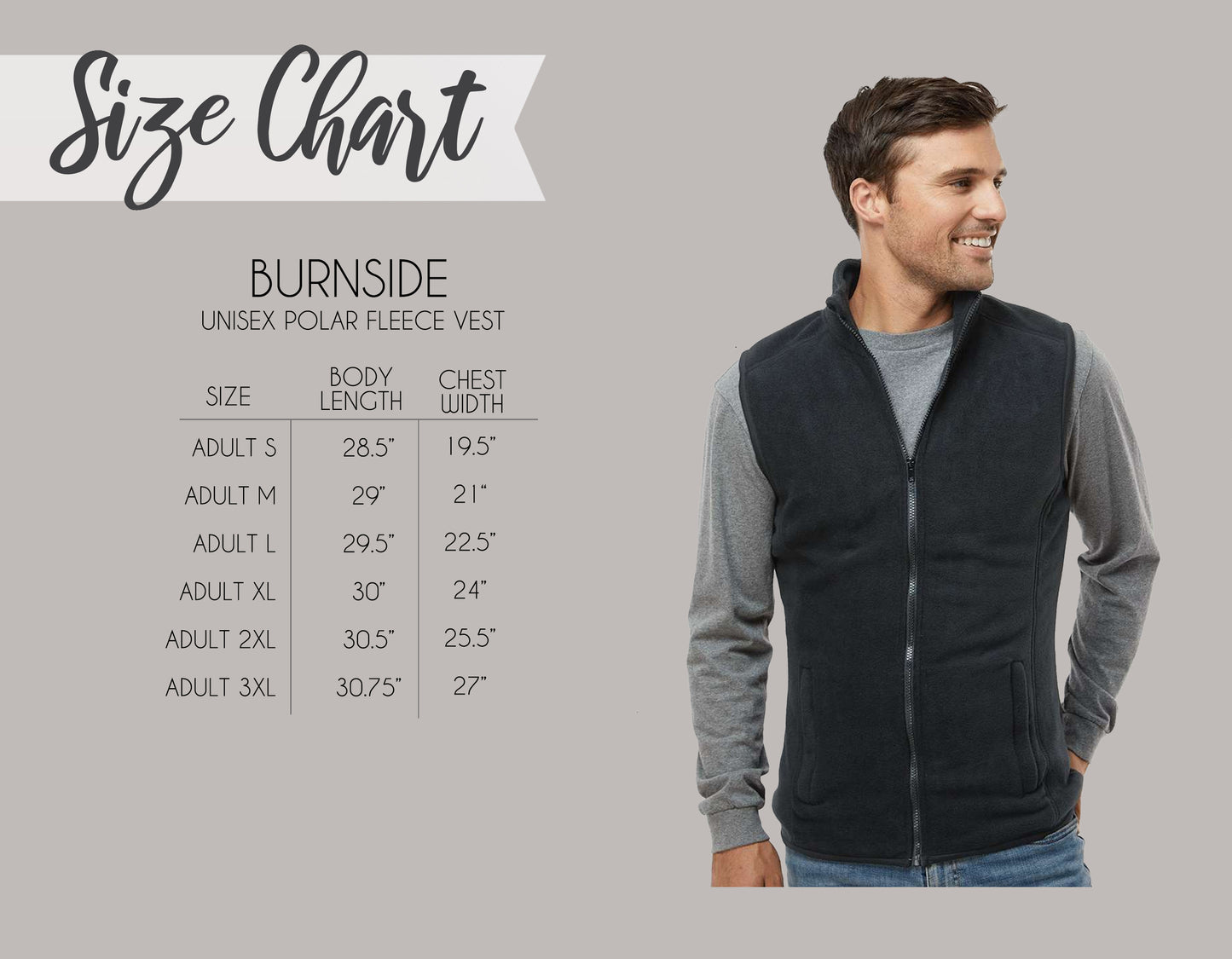 Embroidered Polar Fleece Vest
