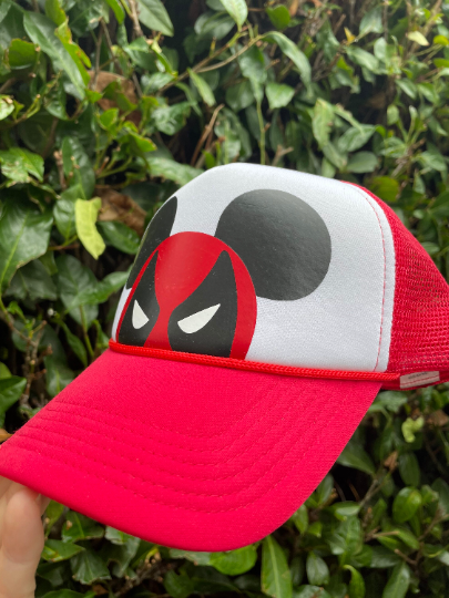 Personalized "Deadpool" Trucker Hats - Adult and Youth
