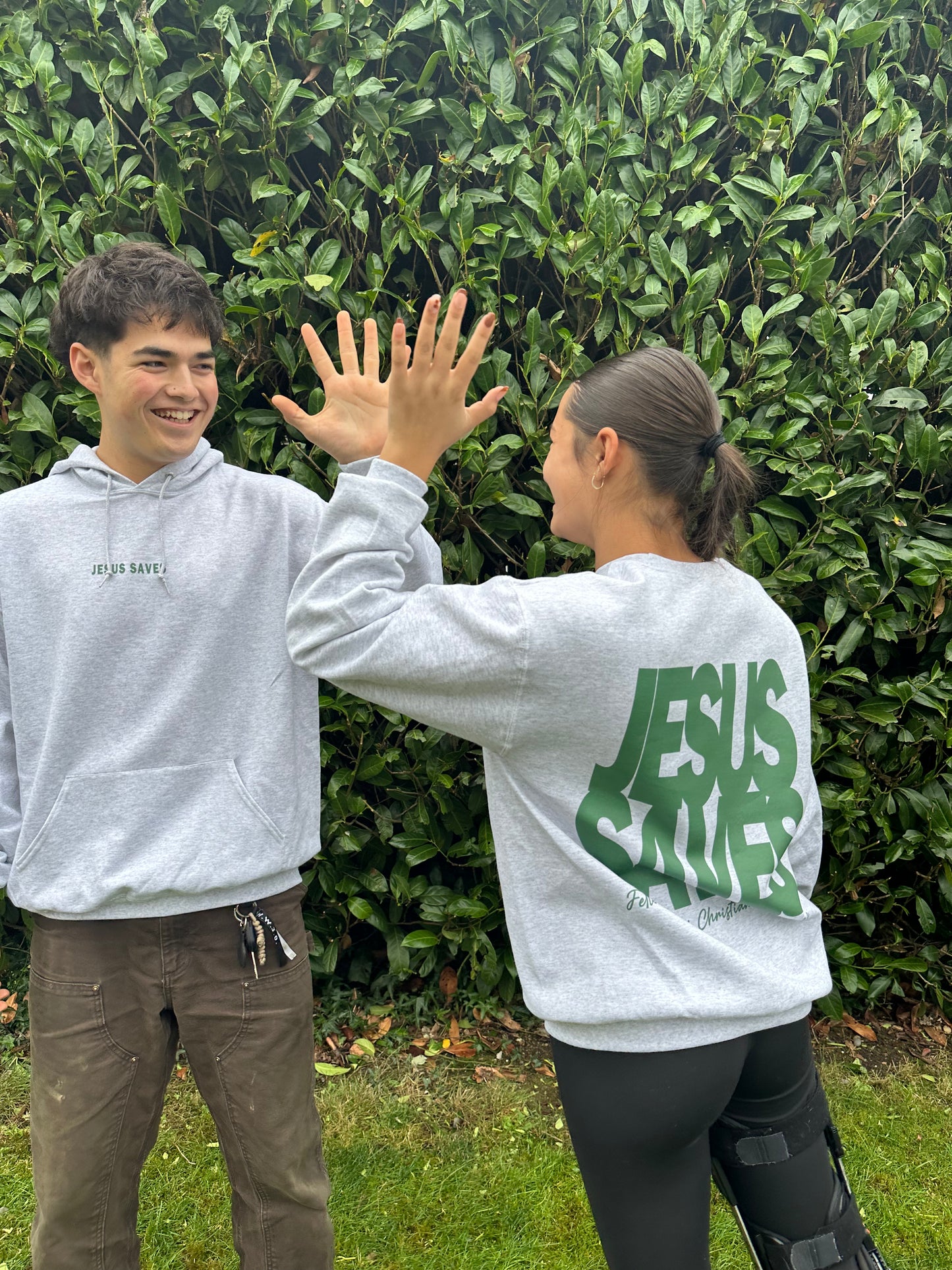 Jesus Saves Hooded Sweatshirt
