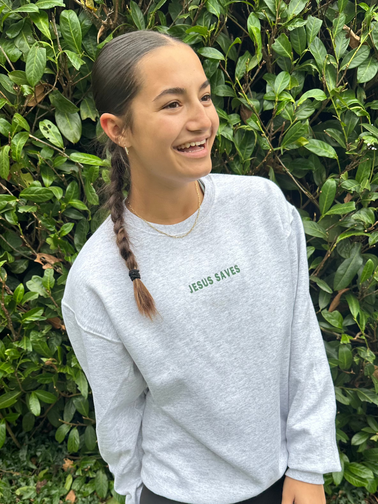 Jesus Saves Crewneck Sweatshirt