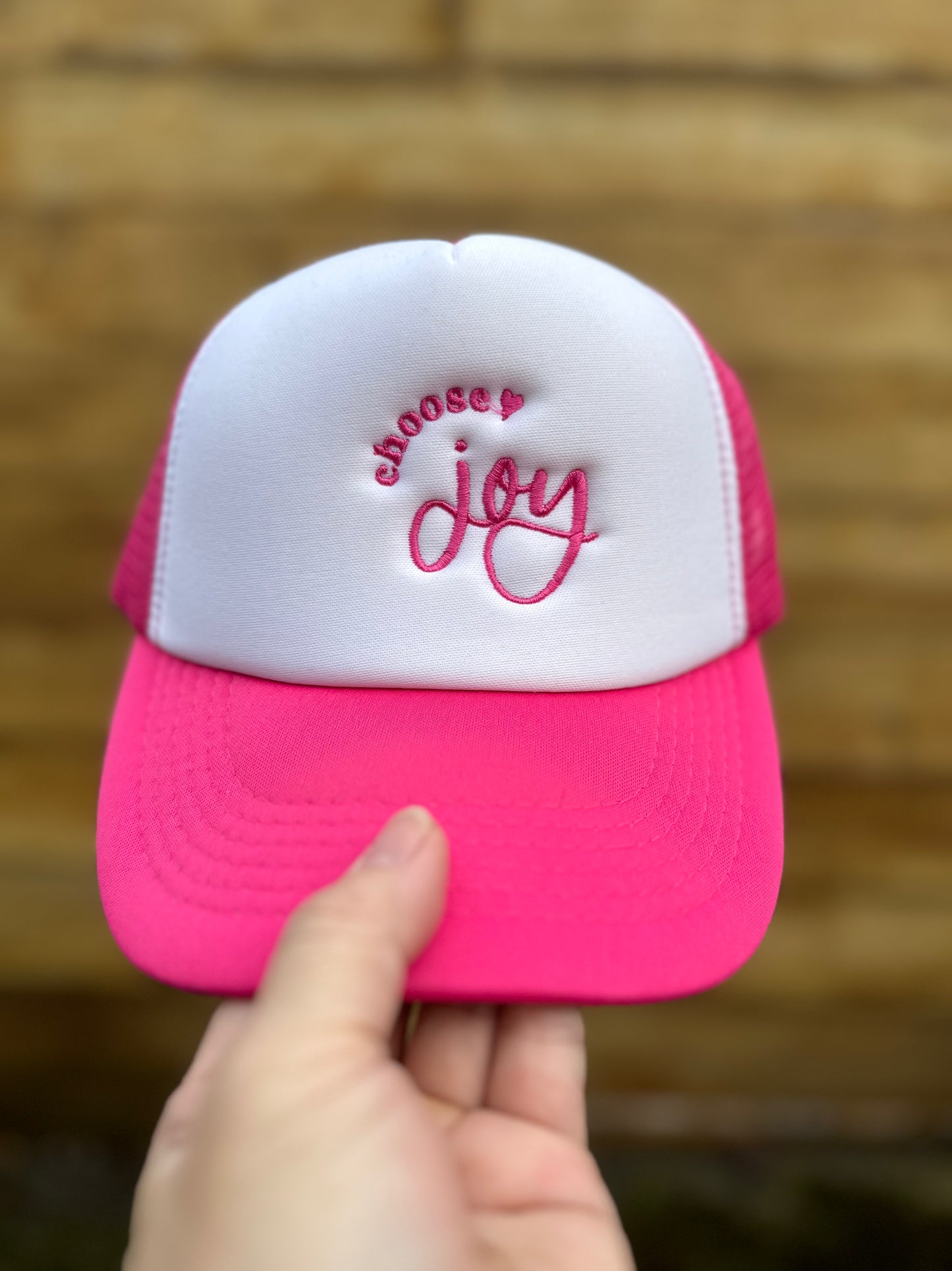 Choose Joy Embroidered Hat