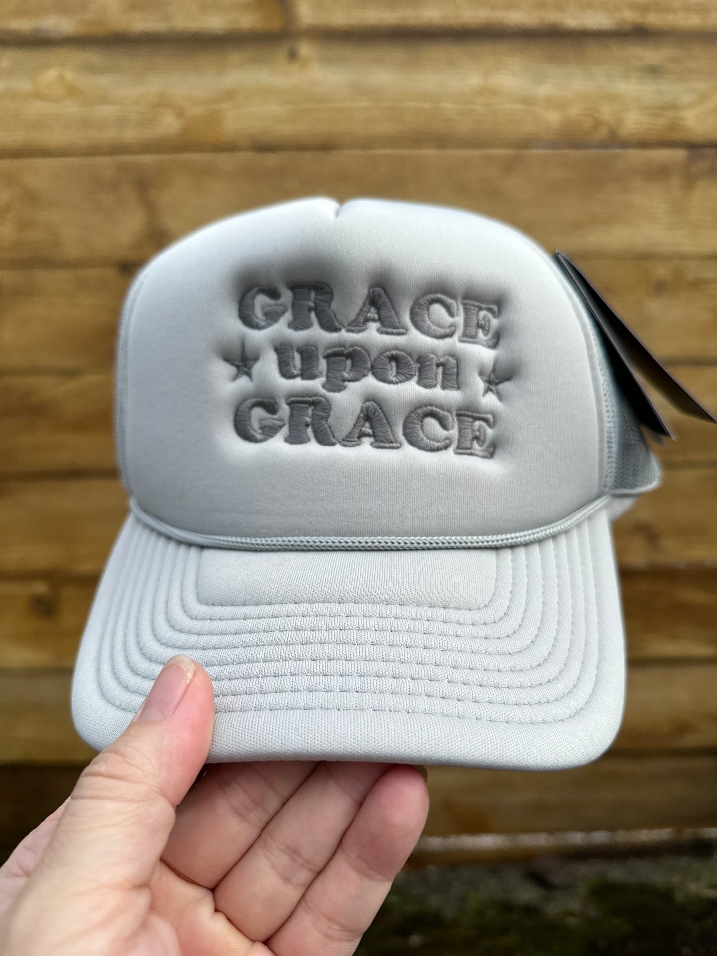 Grace Upon Grace Embroidered Hat