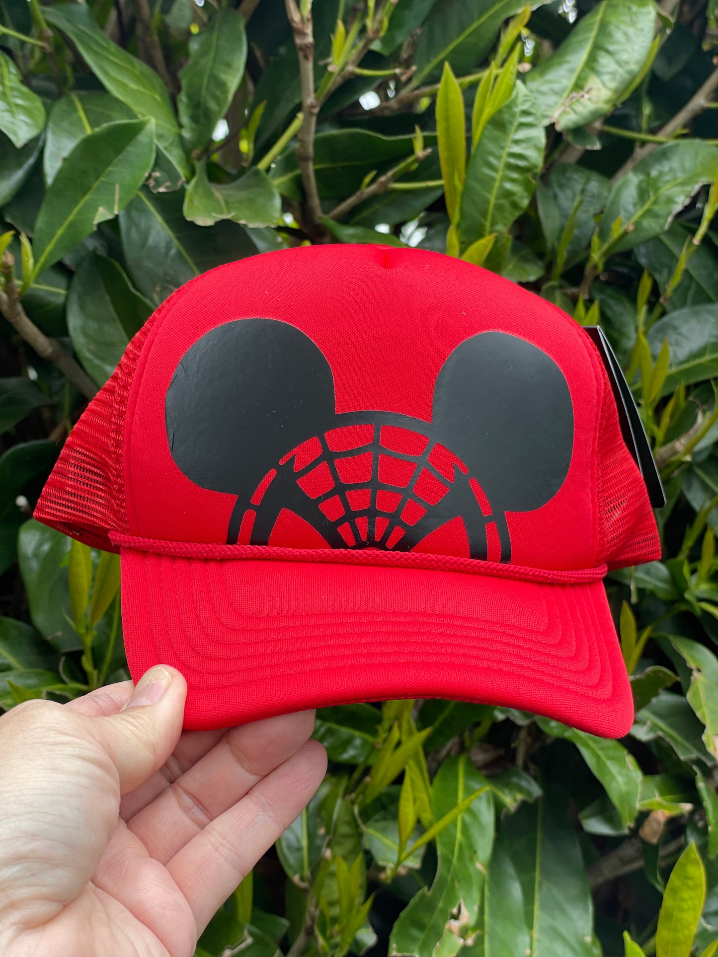Spider-Man Mickey Ears Adult Personalized Disney Trucker Hats - Adult and Youth