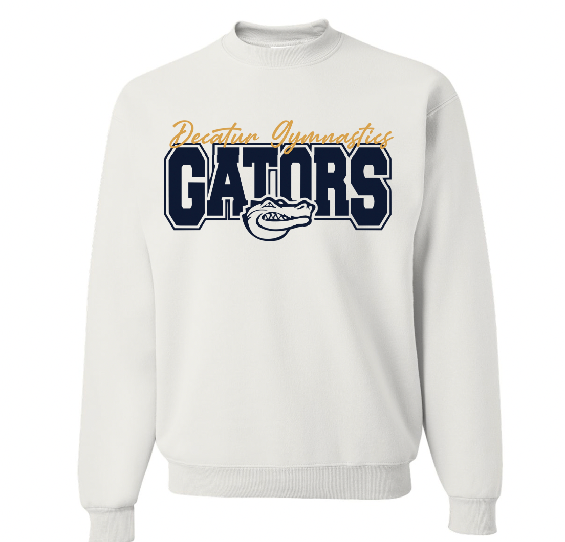 Decatur Gators Gymnastics Crewneck - Adult and Youth Sizes