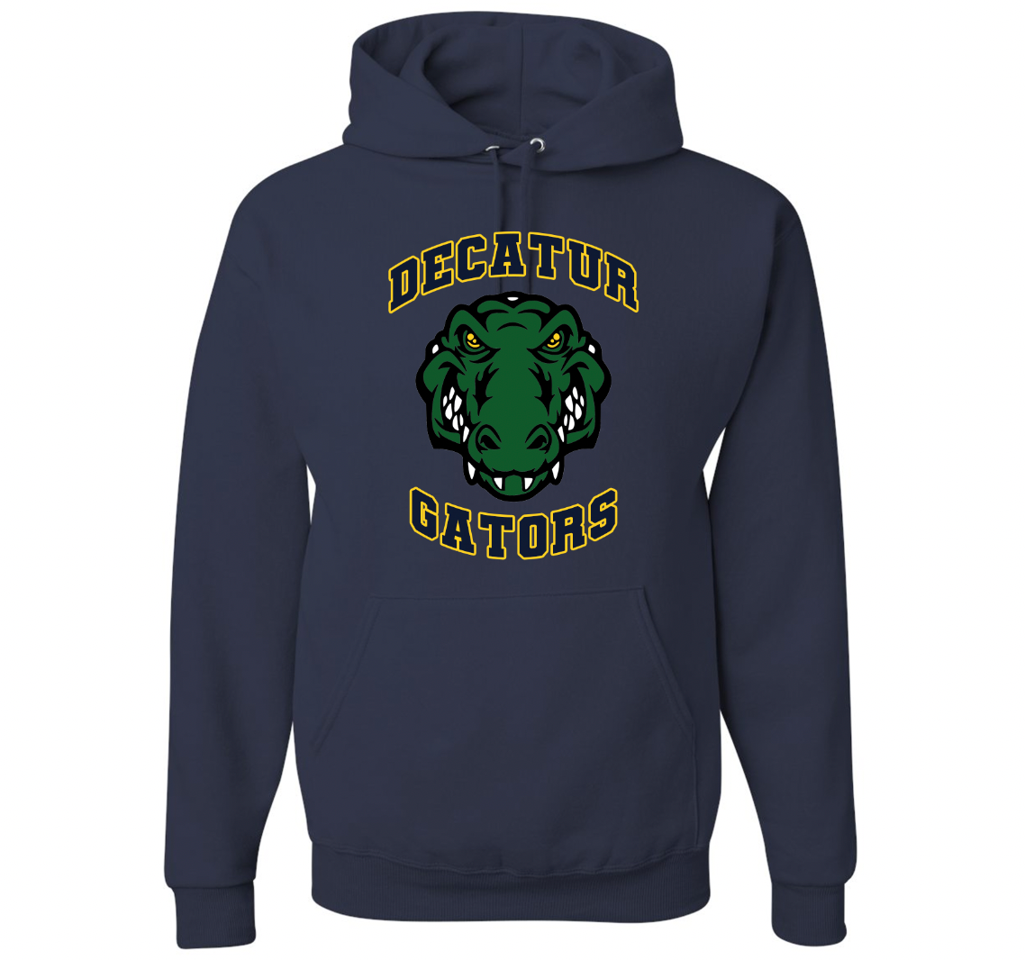Decatur Gators Mastcot Hoodie - Adult and Youth Sizes