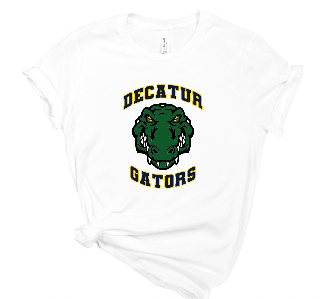 Decatur Gators Mascot Tee - Adult and Youth Sizes
