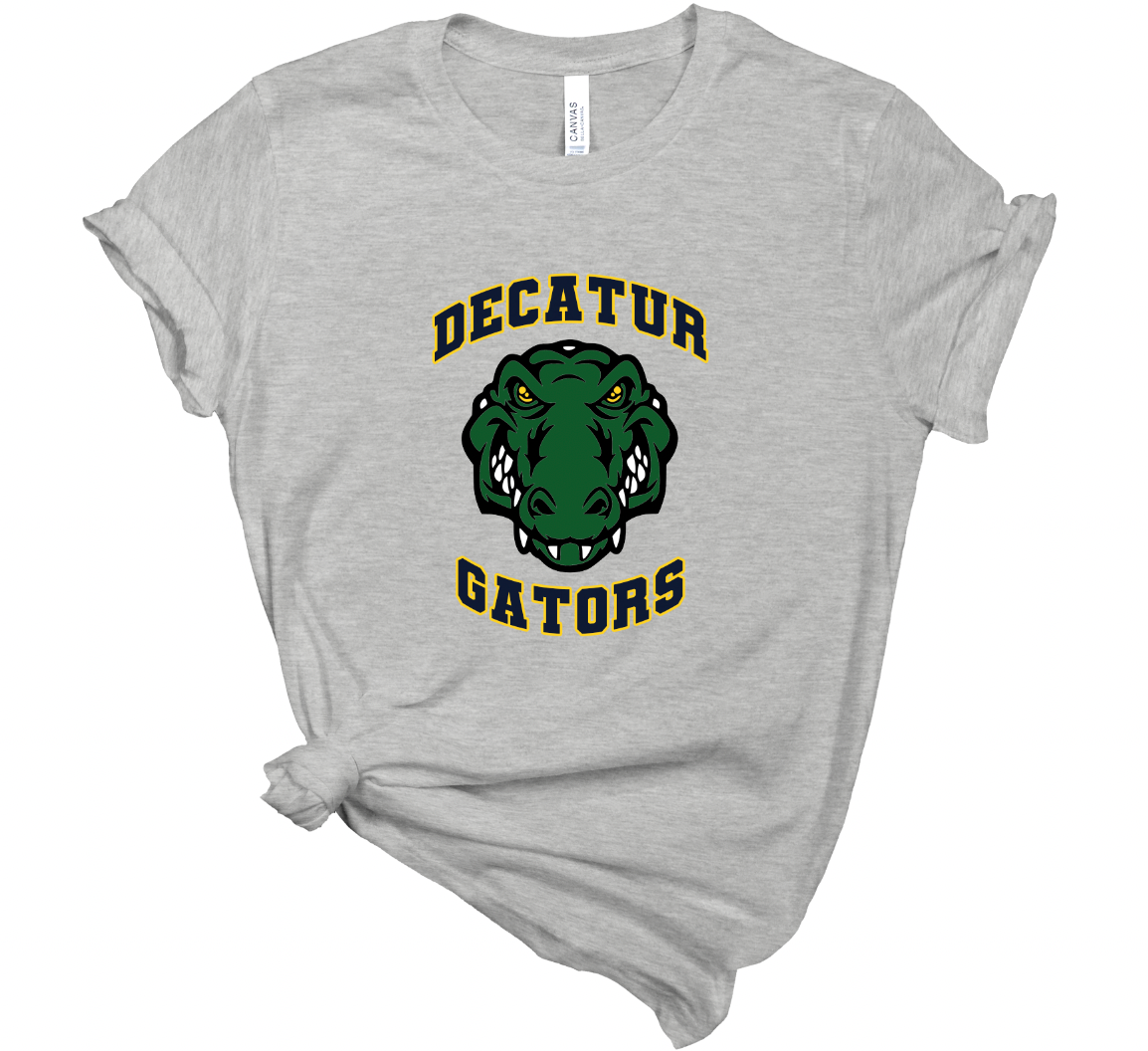 Decatur Gators Mascot Tee - Adult and Youth Sizes
