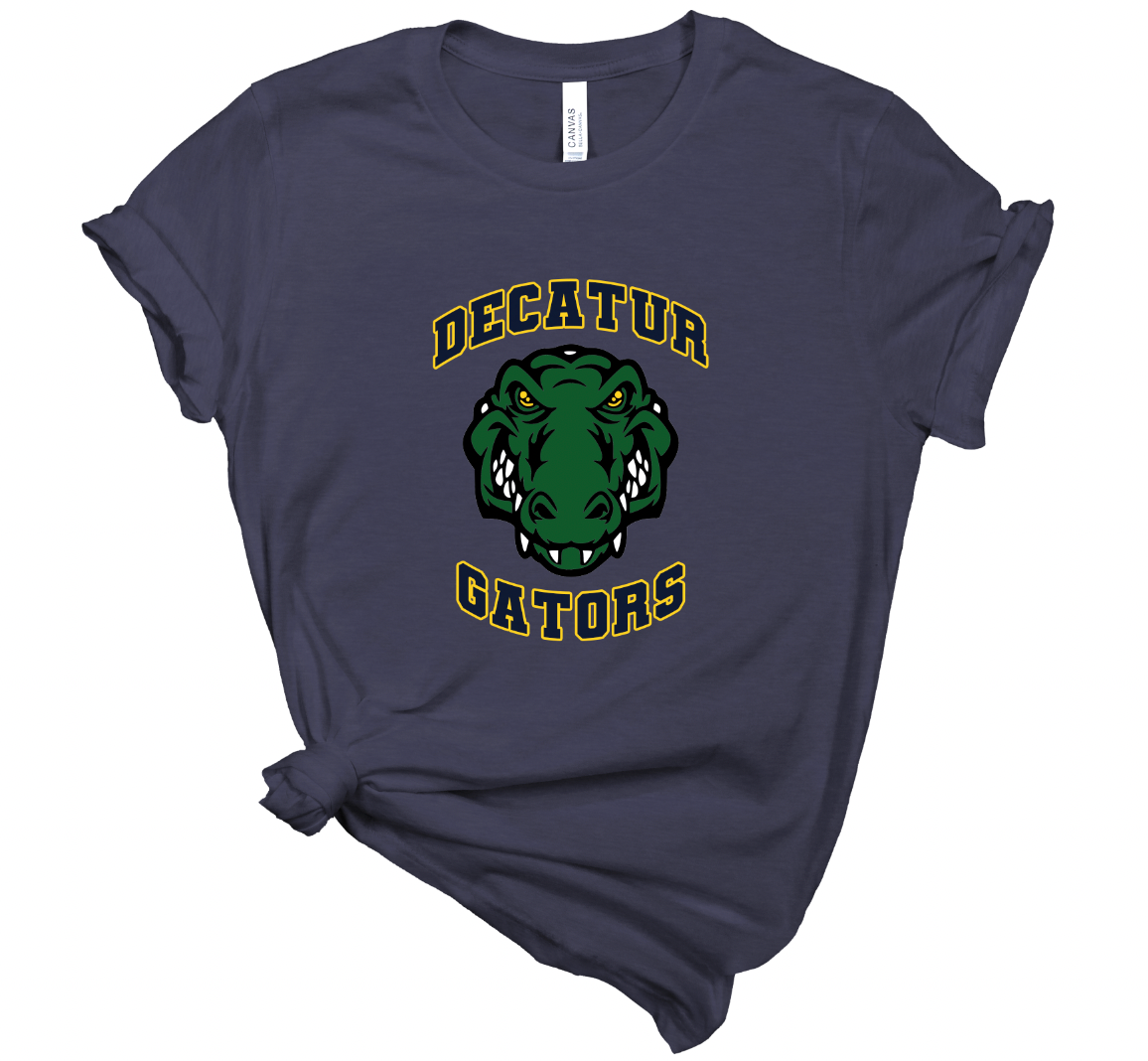 Decatur Gators Mascot Tee - Adult and Youth Sizes
