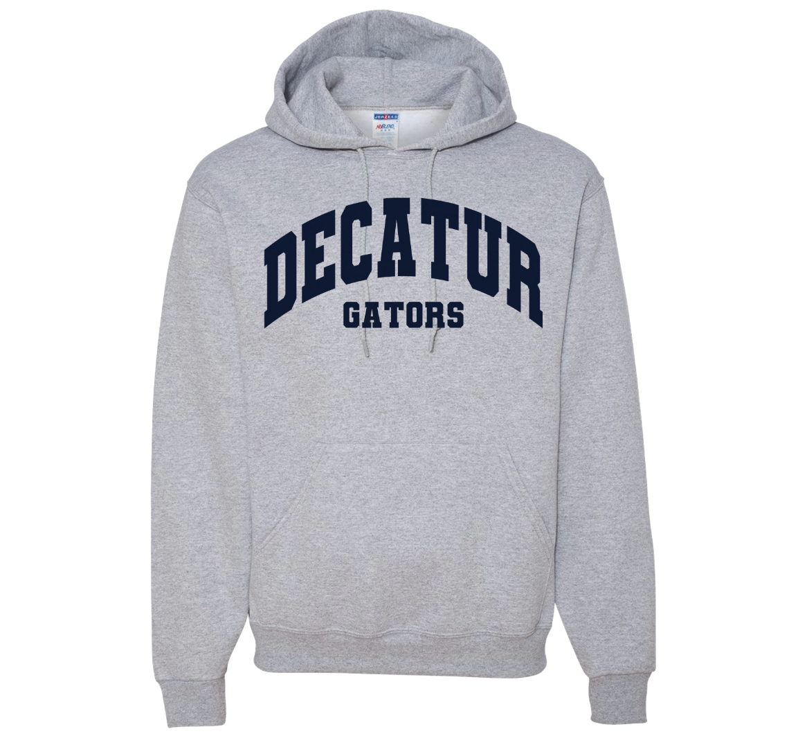 Decatur Gators Varsity Hoodie Solid - Adult and Youth Sizes
