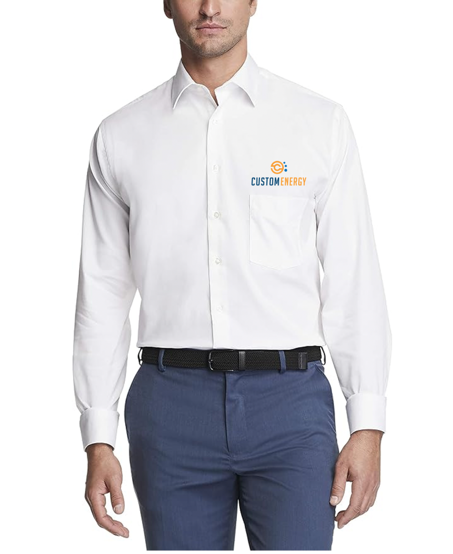 NEW Embroidered Van Heusen Men's Dress Shirt