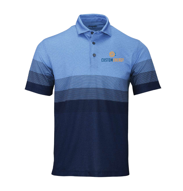 Paragon Striped Men's Performance Polo