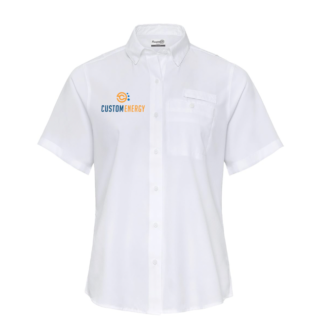 Paragon Womens Short Sleeve Embroidered Shirt