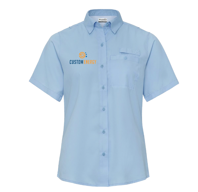 Paragon Womens Short Sleeve Embroidered Shirt