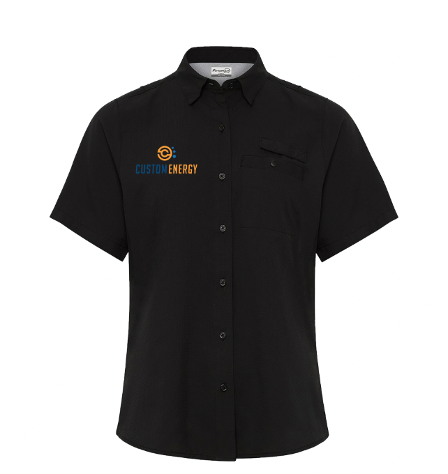 Paragon Womens Short Sleeve Embroidered Shirt