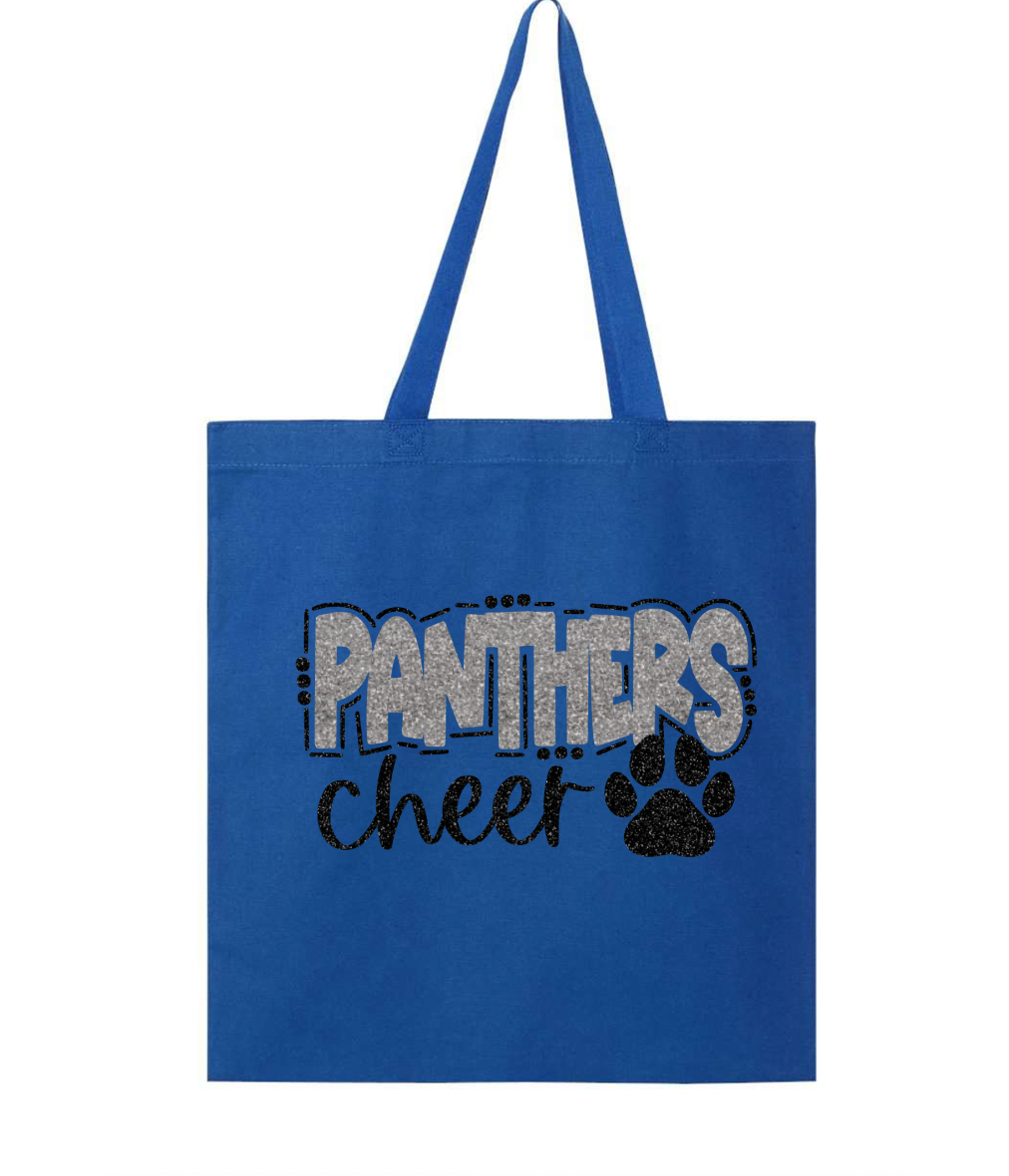 Panthers Cheer Tote Bag