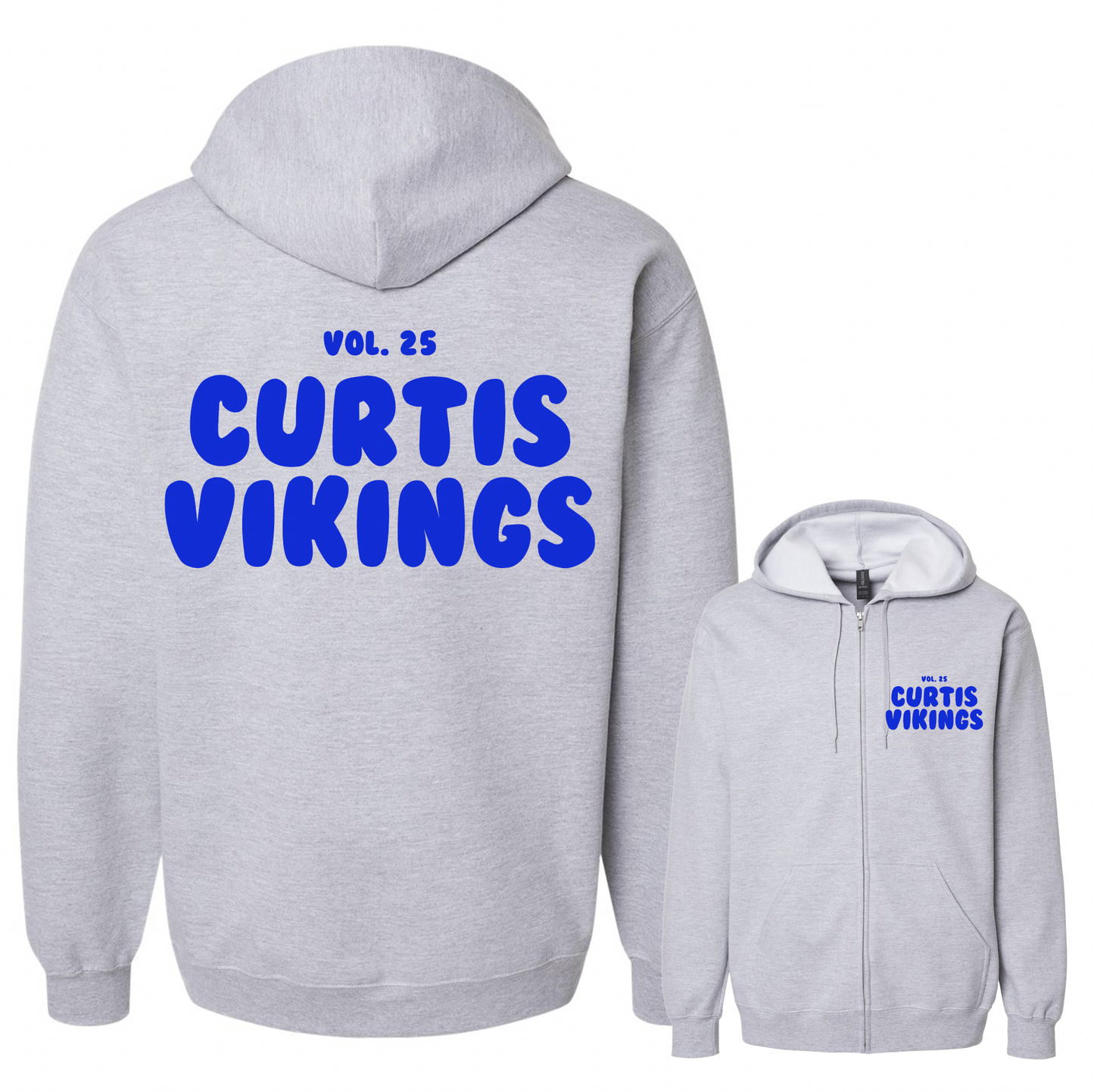 Curtis Vikings Puff Full Zip Sweatshirt