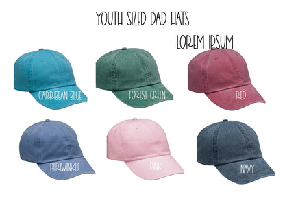 Embroidered Initial Youth Hat