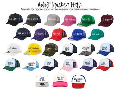 Personalized Team Trucker Hats | Team Spirit | Team Mascot