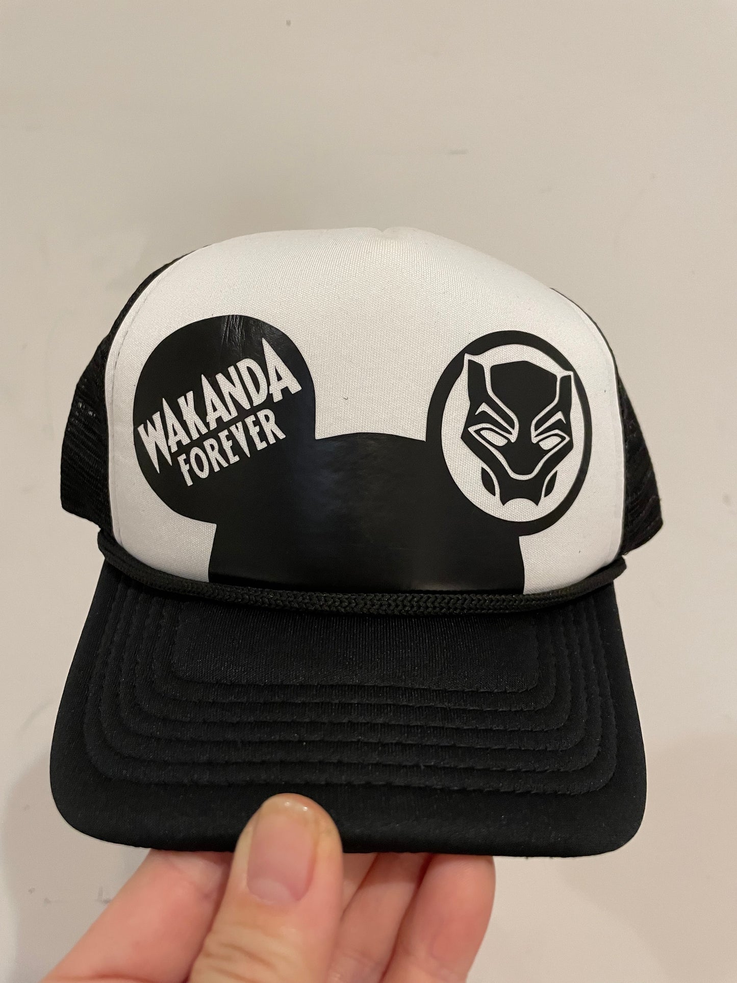 Black Panther Wakanda Forever Marvel Avengers Youth Personalized Disney Trucker Hats  - Adult and Youth