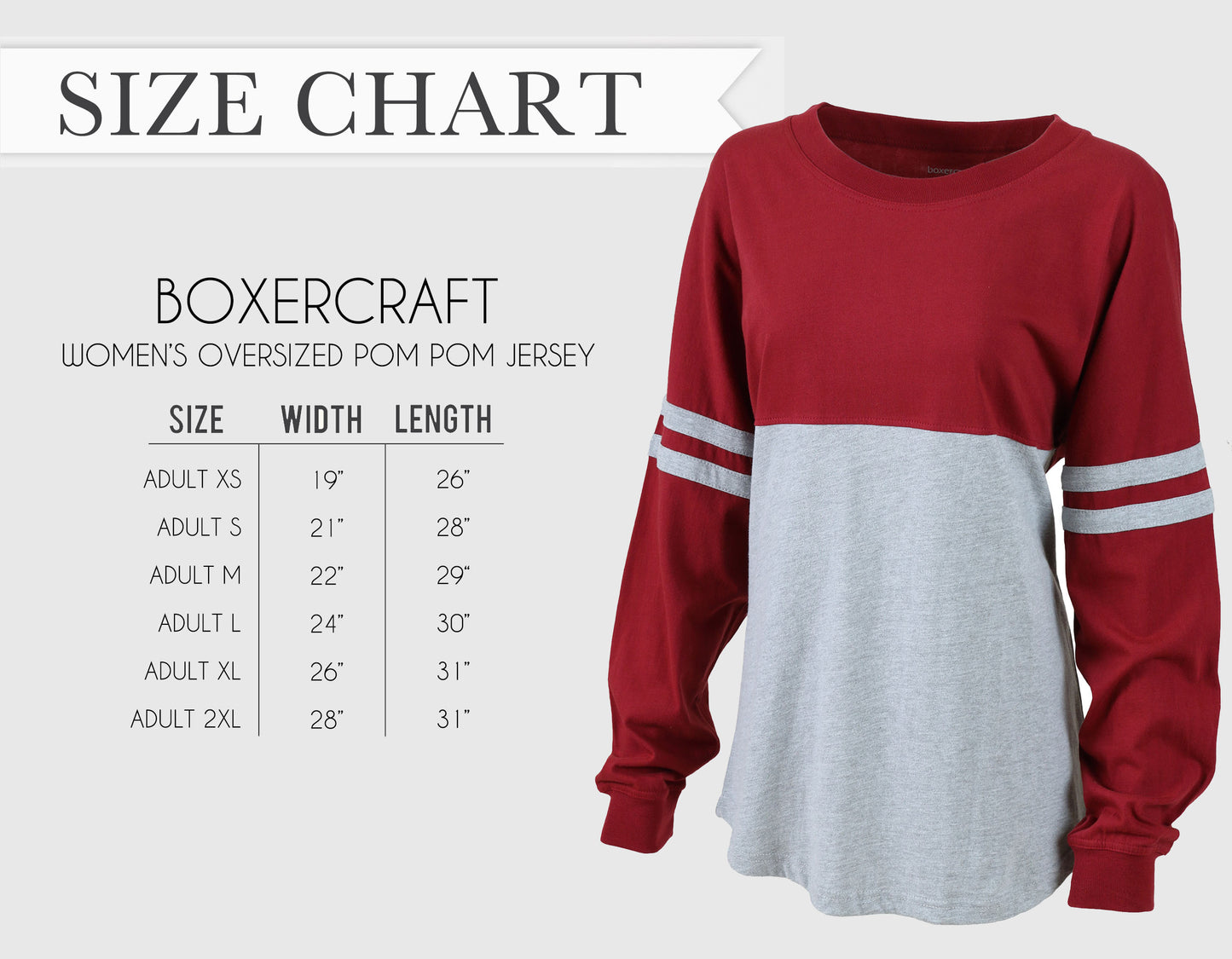 Embroidered Women's Oversized Pom Pom Jersey | 3 Styles