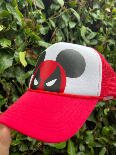 Personalized "Deadpool" Trucker Hats  - Adult and Youth