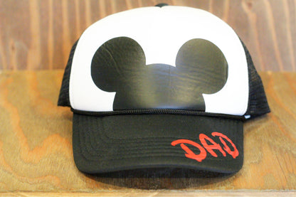 Personalized Mickey Ears Trucker Hats - Adult and Youth