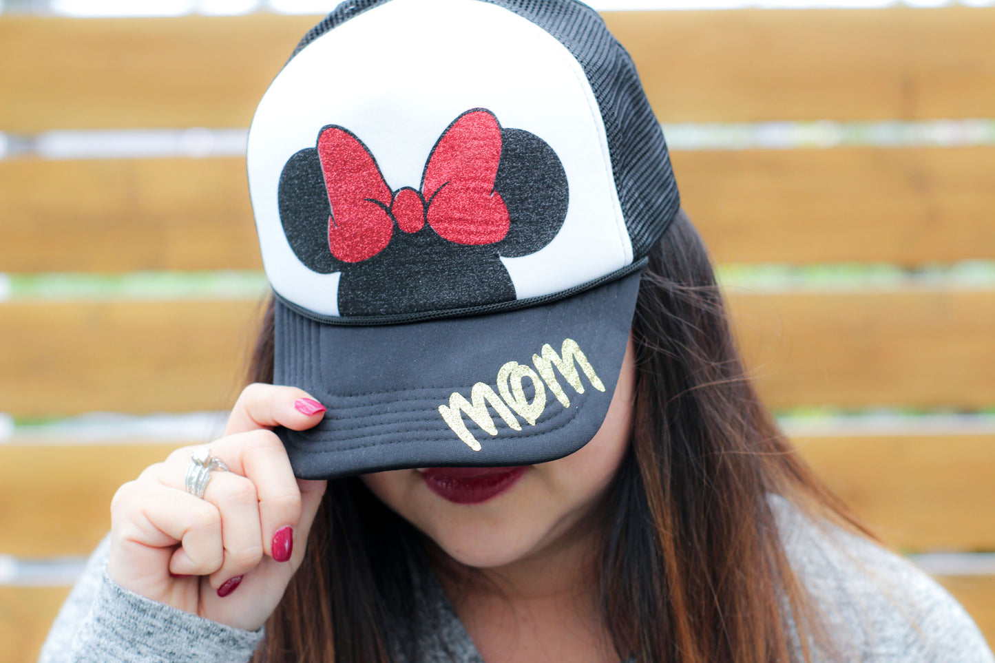 Personalized Minnie Ears Trucker Hats - Adult and Youth