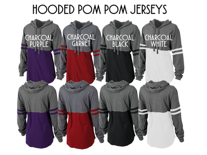 Hooded Pom Pom Jersey | Custom Sports Jersey