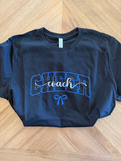 Cheer Coach Bow Tee