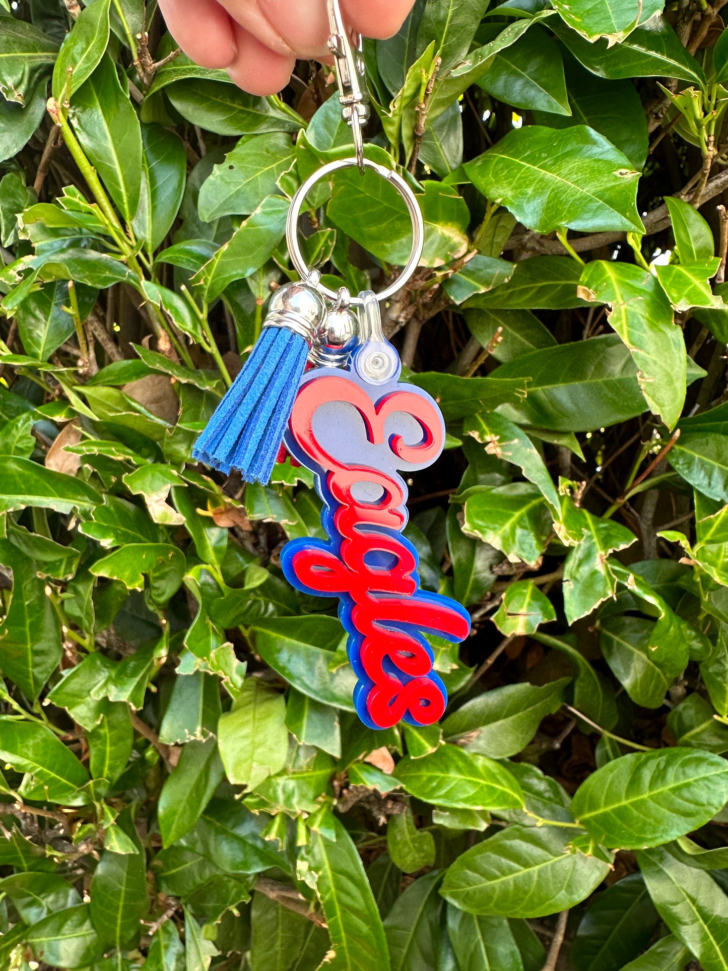 Custom Word Keychain | Purse Charm | Team Name | Team Spirit