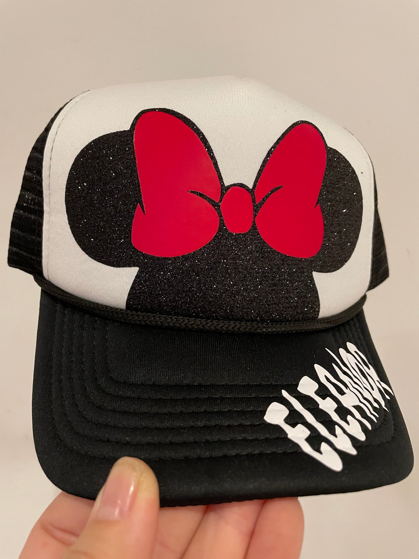 Personalized Minnie Ears Trucker Hats - Adult and Youth