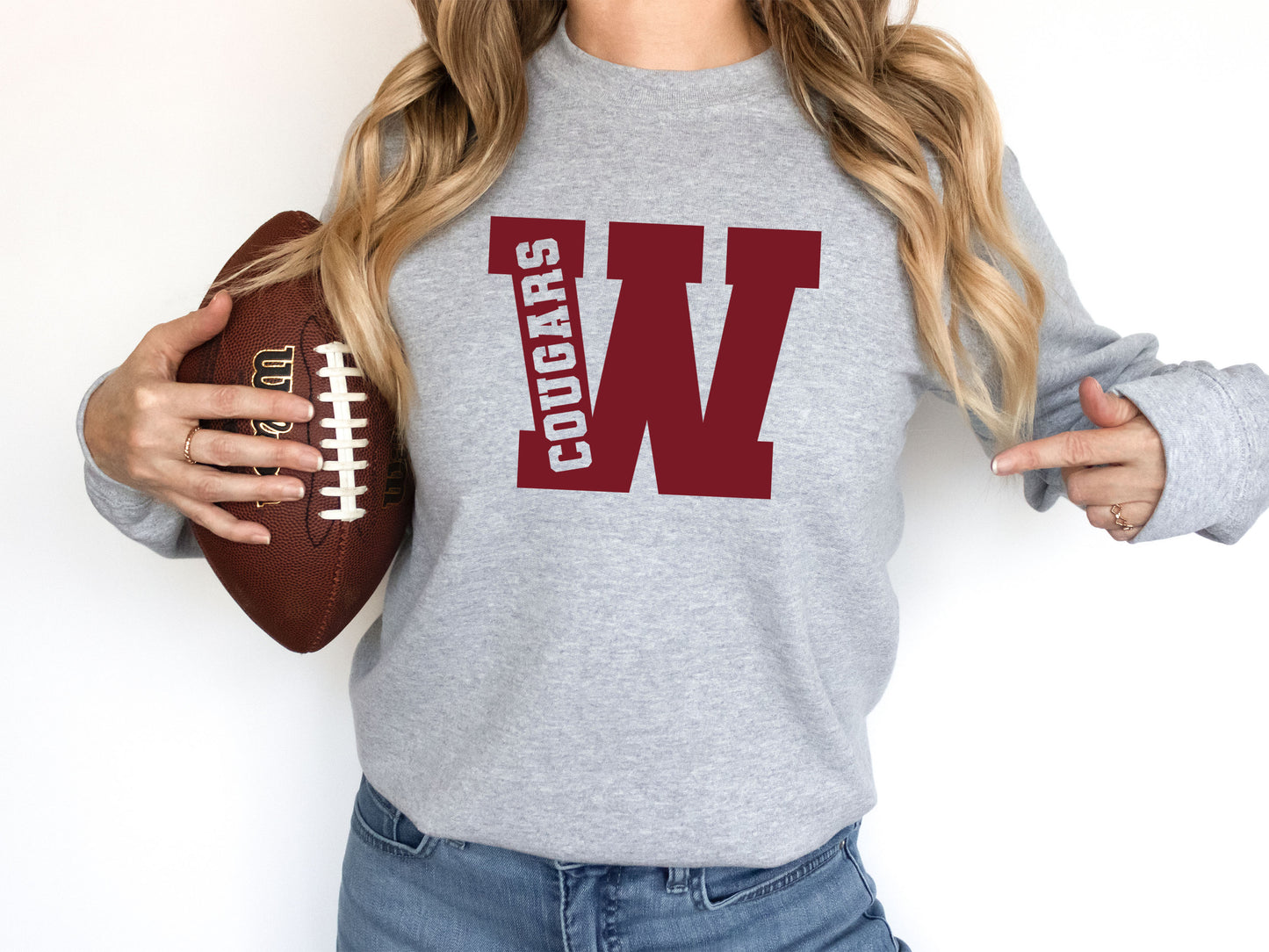 Letterman Varsity Team Sweatshirt | Custom Team Gear | Personalized School Sweatshirt | Triple Word | Game Day | Team Spirit