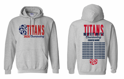 2026 Rancho Hills Titans Cheer Roster Mitey Mite - Tee, Crewneck, Hoodie