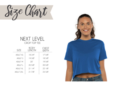 Panthers Checkered Cropped Tee