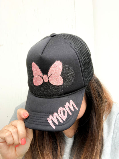 Personalized Minnie Ears Trucker Hats - Adult and Youth