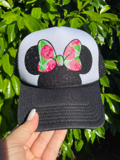 Personalized Minnie Ears Trucker Hats - Adult and Youth