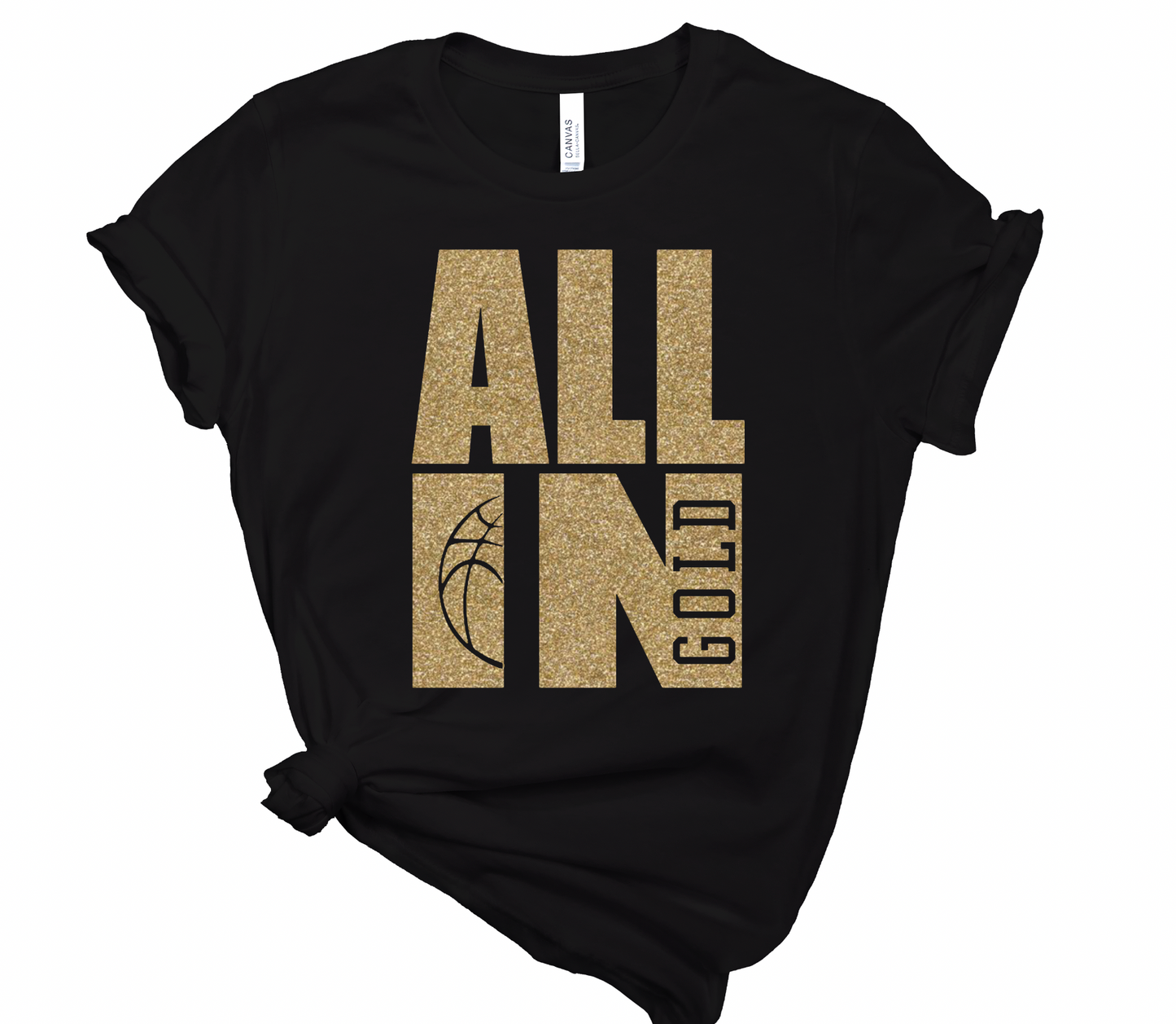 All In Gold | Custom Team Gear | Personalized School Sweatshirt | Triple Word | Game Day | Team Spirit