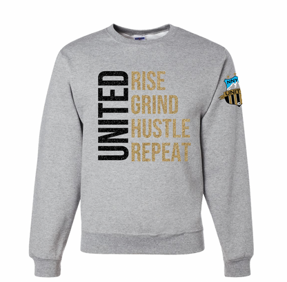 United Rise Grind Hustle Repeat | Tee, Long Sleeve, Hoodie and Crewneck