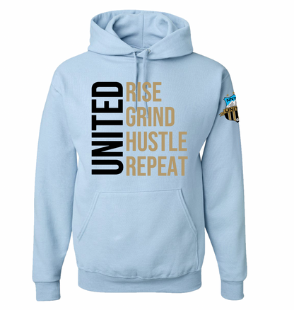 United Rise Grind Hustle Repeat | Tee, Long Sleeve, Hoodie and Crewneck