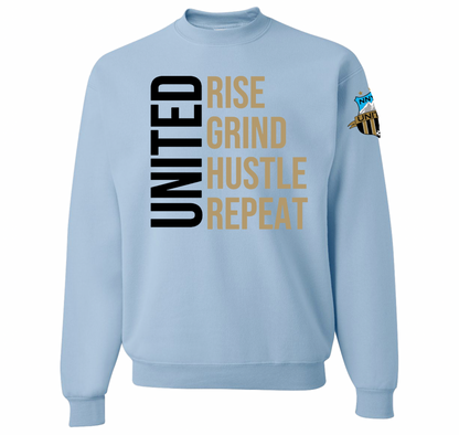 United Rise Grind Hustle Repeat | Tee, Long Sleeve, Hoodie and Crewneck