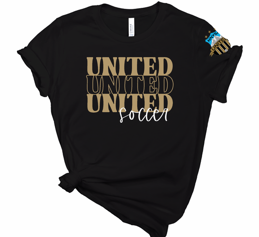 Stacked United Soccer | Tee, Long Sleeve, Hoodie and Crewneck