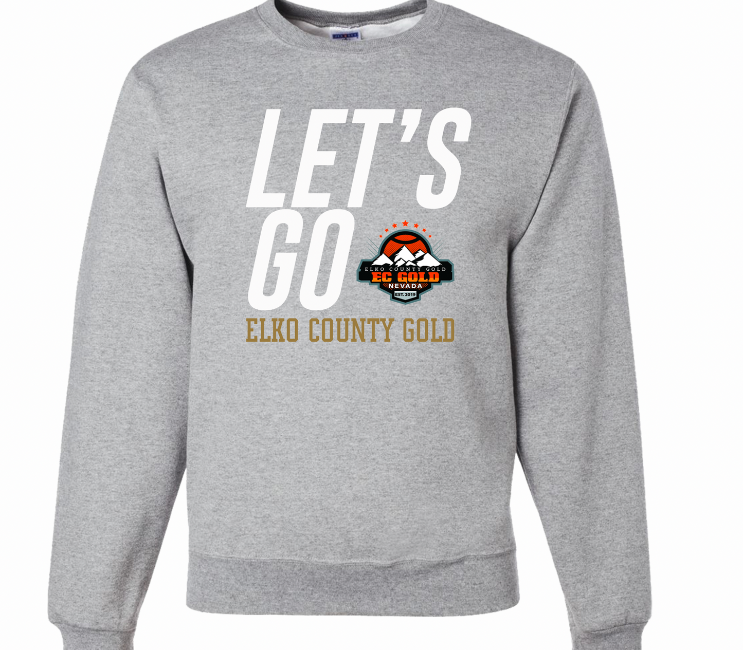 Let's Go Gold | Custom Team Gear | Personalized School Sweatshirt | Triple Word | Game Day | Team Spirit