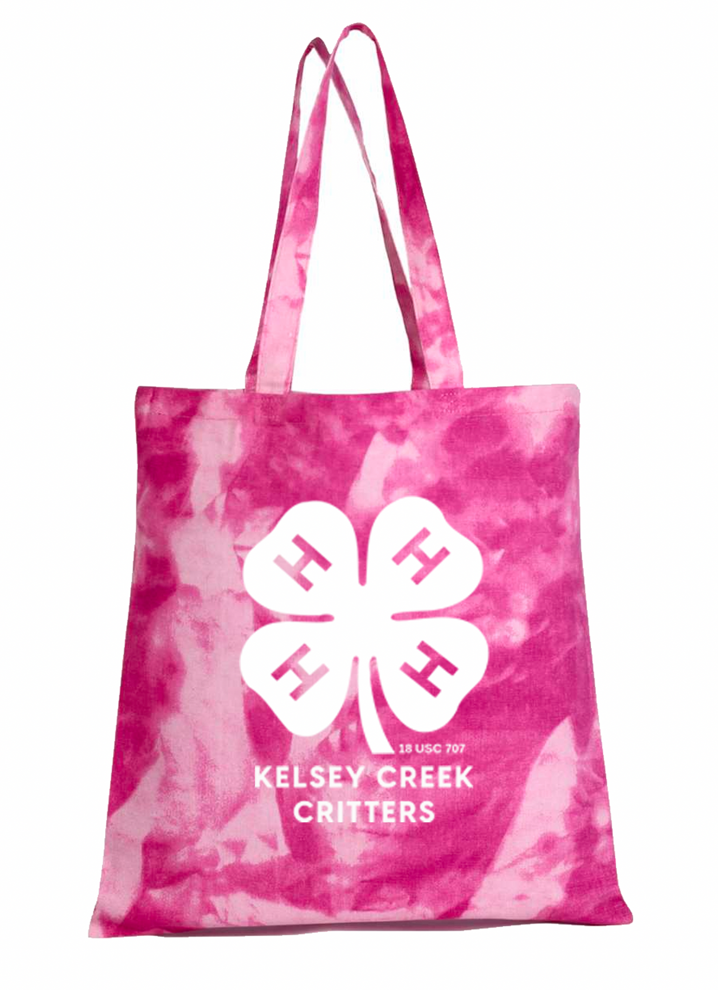 4-H Tie Dyed Tote | Custom Tote Bag