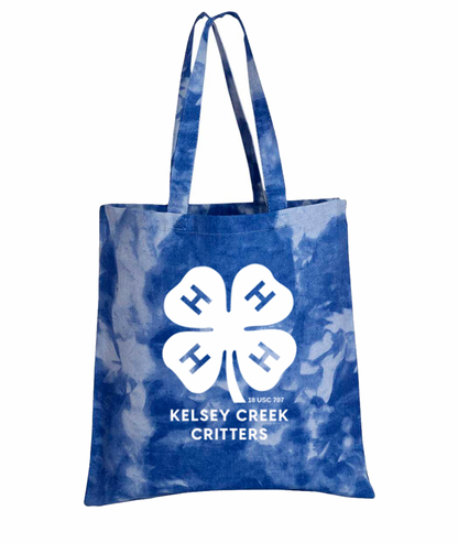 4-H Tie Dyed Tote | Custom Tote Bag