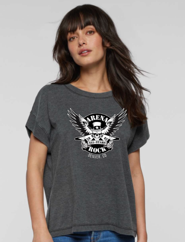 Arena Rock All Stars Vintage Cap Sleeve Tee