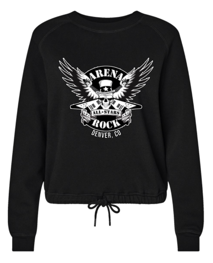 Arena Rock All Stars Ladies Cropped Sweatshirt