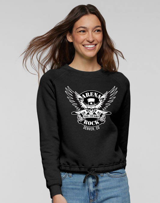 Arena Rock All Stars Ladies Cropped Sweatshirt