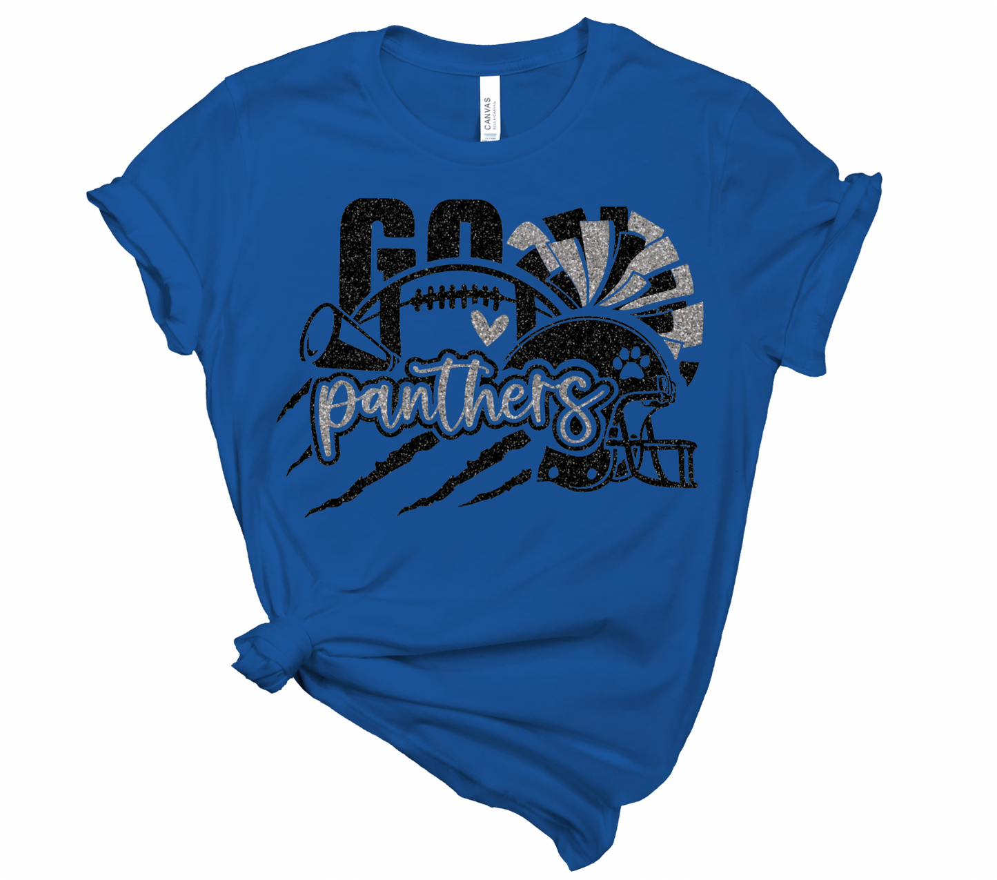 Go Panthers Football, Helmet, Pom - Adult + Youth Sizes