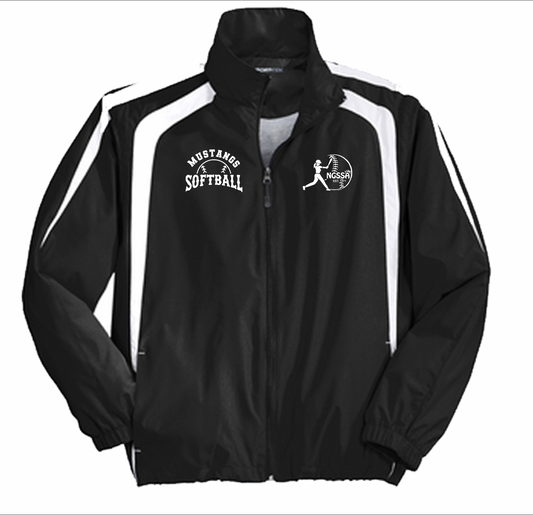 Mustangs Raglan Full Zip Jacket - Youth and Adult