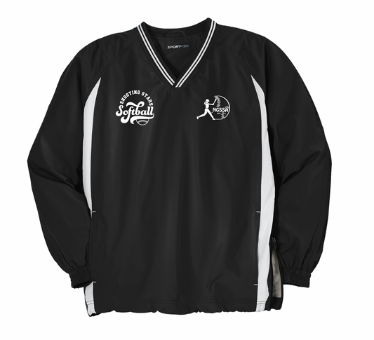 R4 Shooting Stars Raglan Pullover Wind Shirt - Adult Only